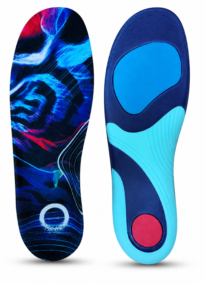 Orthotic Arch Support Insoles with Deep Heel Cup – Cushioned Inserts for All-Day Comfort