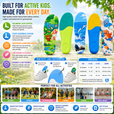 Kids Arch Support Insoles for Growing Feet – Comfortable Cushion for School & Sports Activities thumbnail