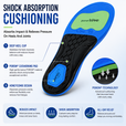 Orthotic Insoles for Low Arch Support with PORON® Cushion – Reduce Foot Fatigue, Heel Pressure & Improve All-Day Walking Comfort thumbnail