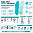 Athletic Sports Insoles for Men & Women – Lightweight Arch Support Cushion for Running, Training, Gym & Impact Shock Absorption Comfort thumbnail