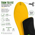 Golf Insoles with Arch Support for Men & Women – Shock Absorbing Cushion Inserts for Long Walking Comfort, Foot Fatigue Relief & All-Day Course Support thumbnail
